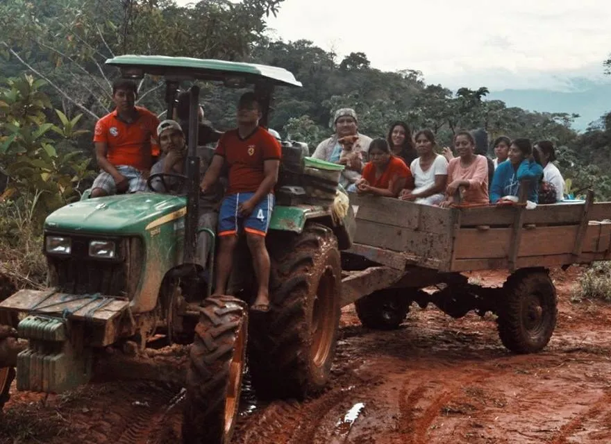 Riding out to a remote community