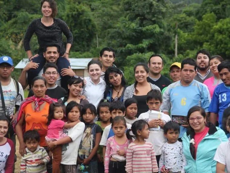 Volunteers and a community